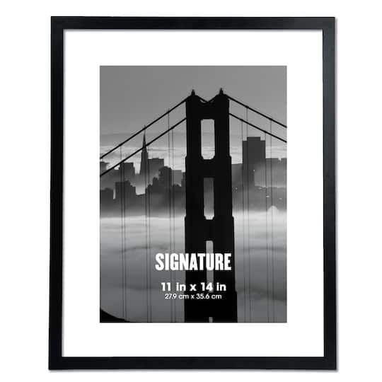 Black Signature Frame By Aaron Brothers